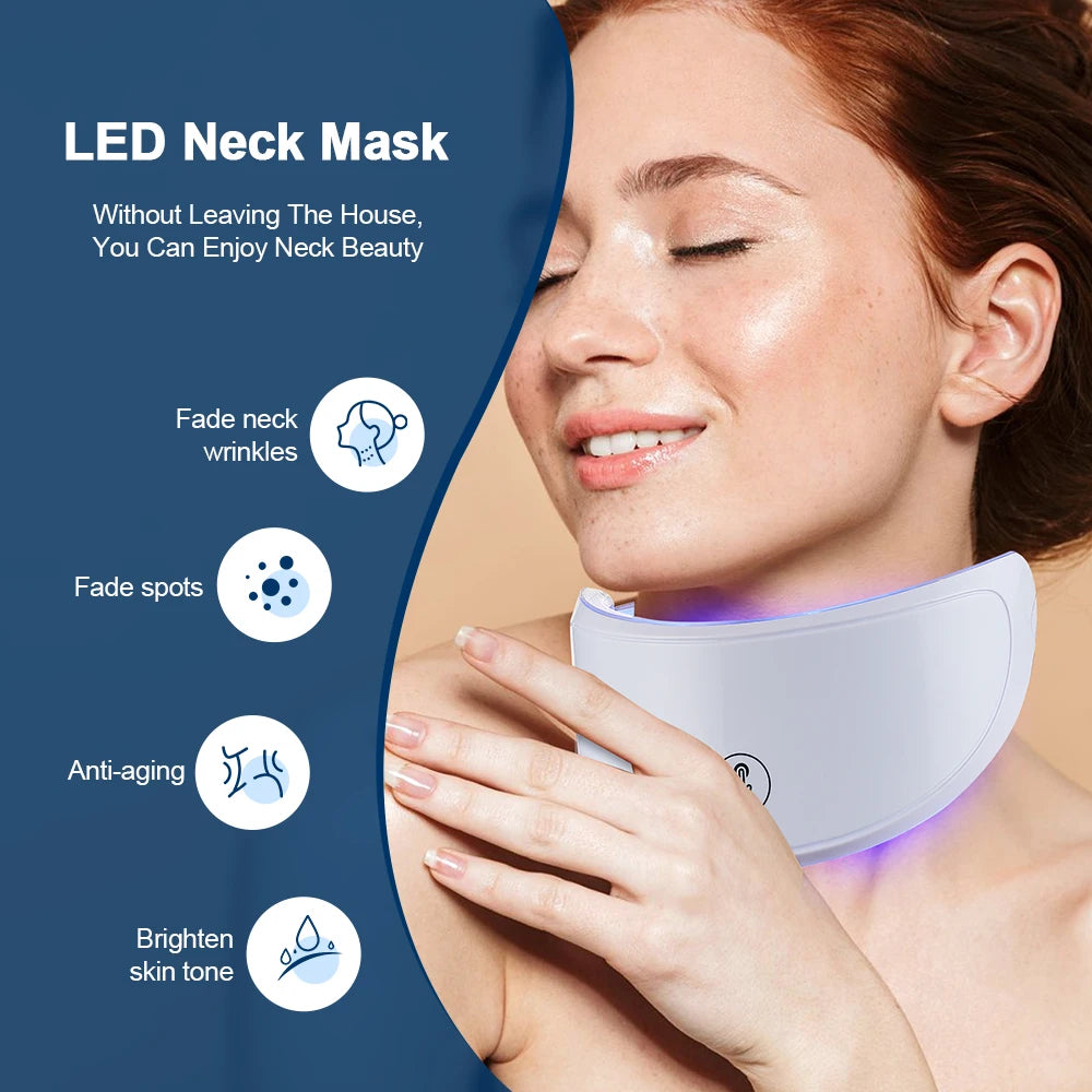 7 Colors Led Facial and Neck Mask