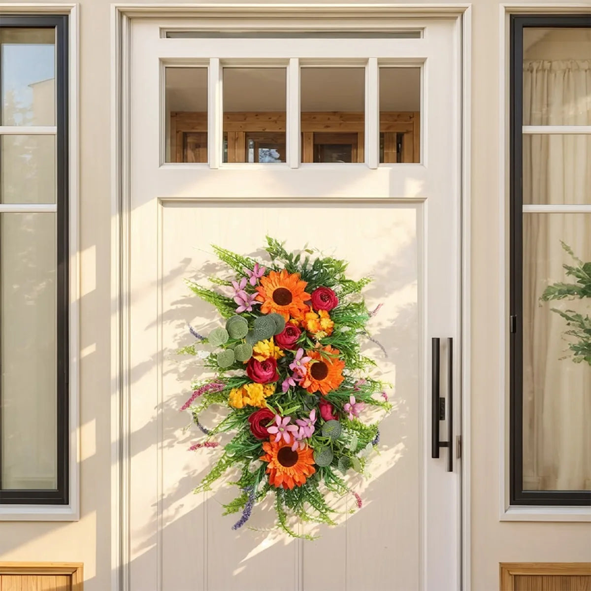 Wildflower Swag Wreath