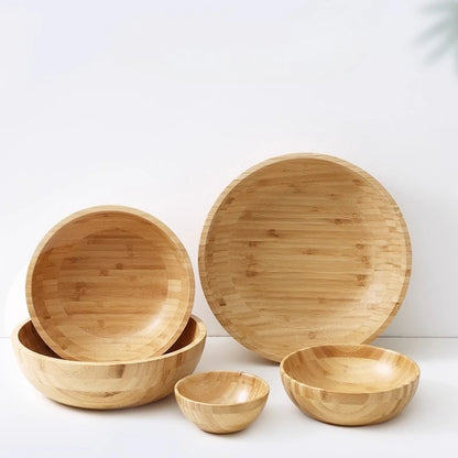 Natural Bamboo Bowl