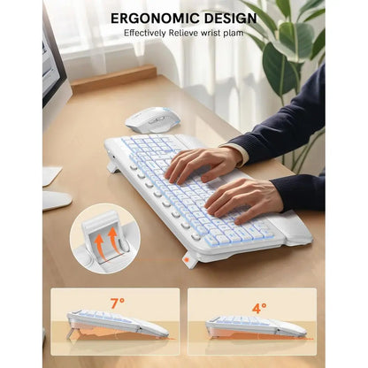 Wireless Ergonomic Keyboard and Mouse