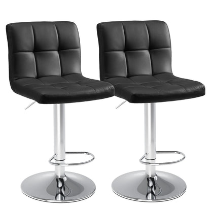 Leather Bar Stools Set of 2-up to 250lbs