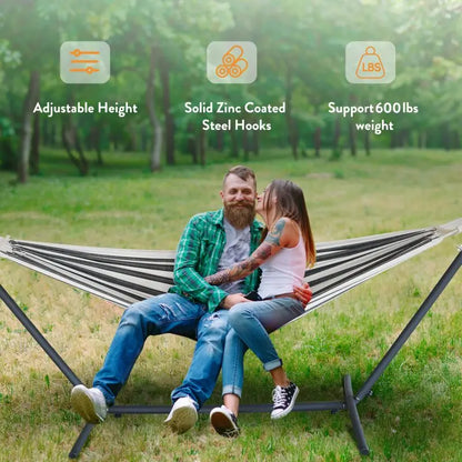 Gyroor Hammock with Adjustable Stand 600lb Capacity