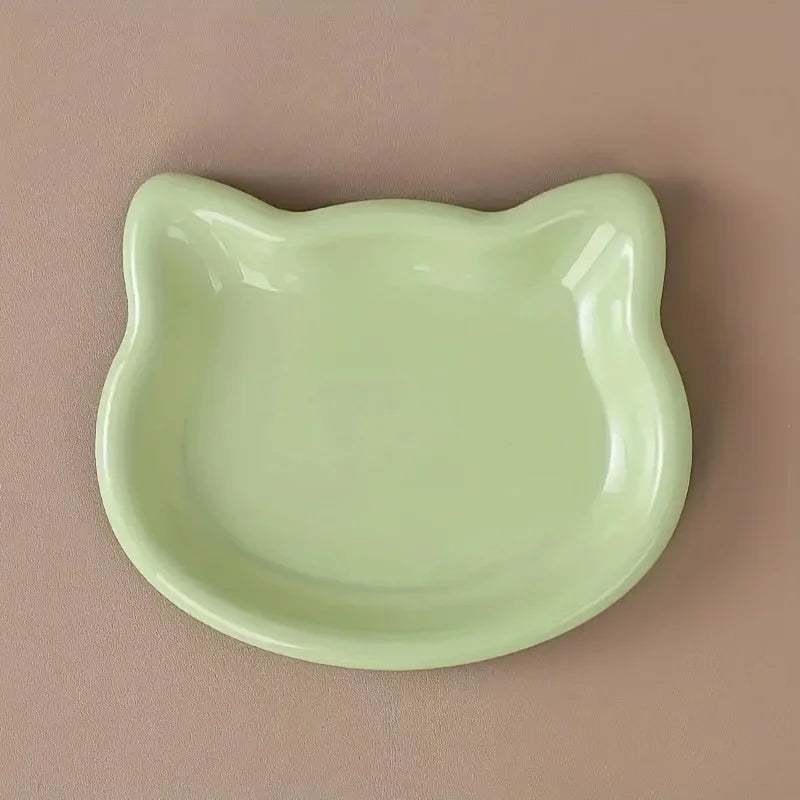 4-Color Cat Food Dish