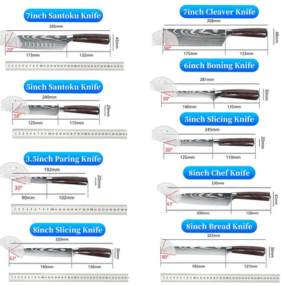 Japanese Stainless Steel Kitchen Knives