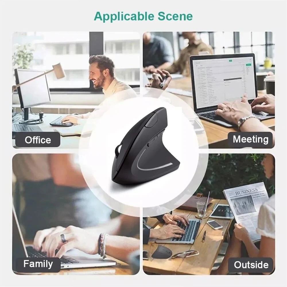 Ergonomic Wireless Optical Mouse