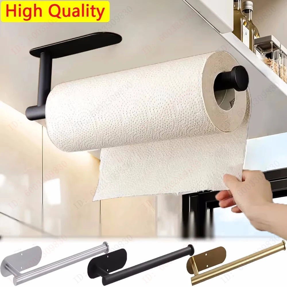 Adhesive Paper Towel Rack
