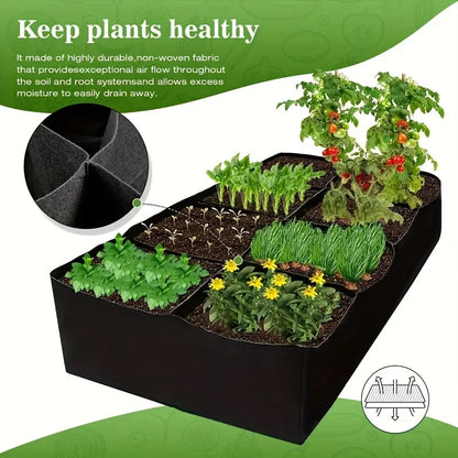 3x6 ft 128 Gallon Raised Garden Bed