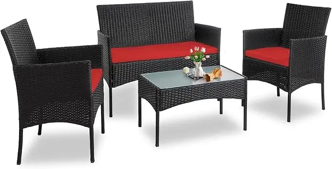 Outdoor Wicker Patio Furniture Set