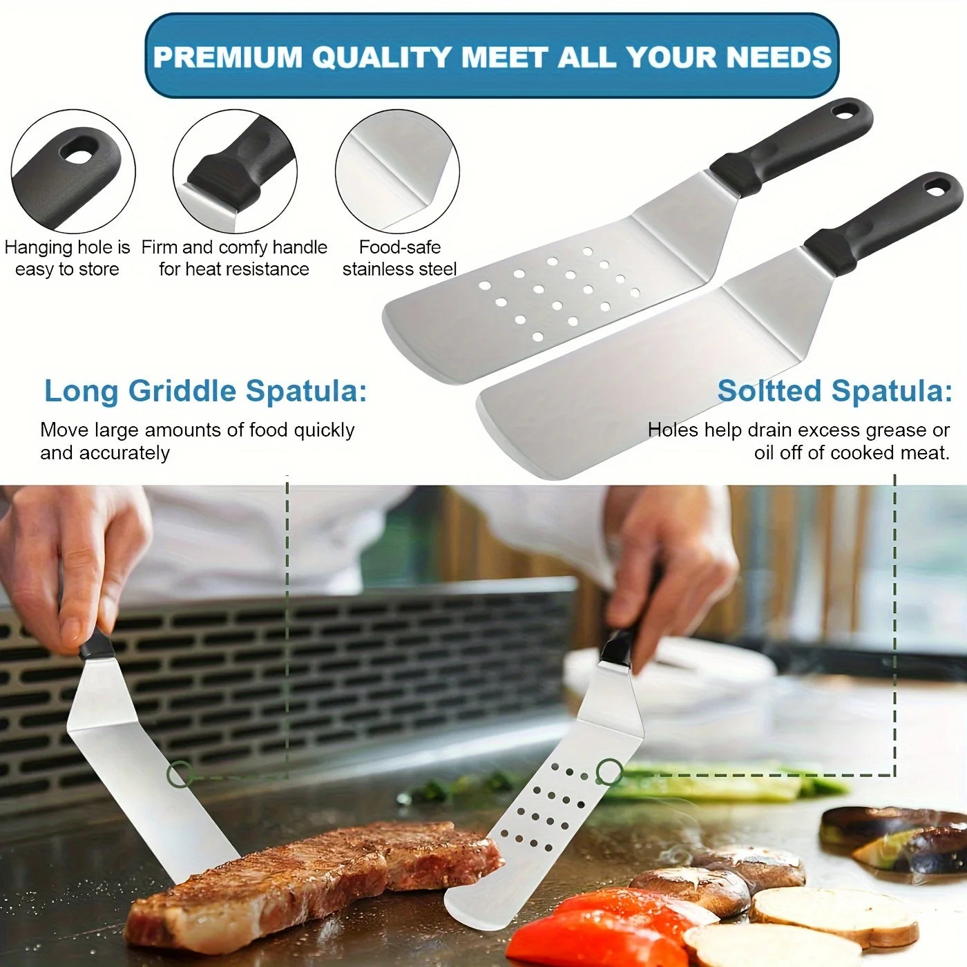 Grill/Griddle Multi-tool Set