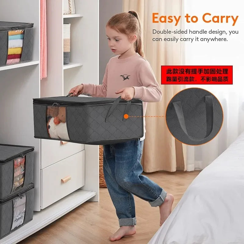 Foldable Large Capacity Storage Containers