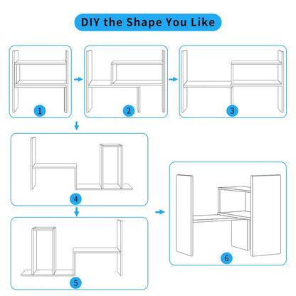 Adjustable Wood Office Storage Rack