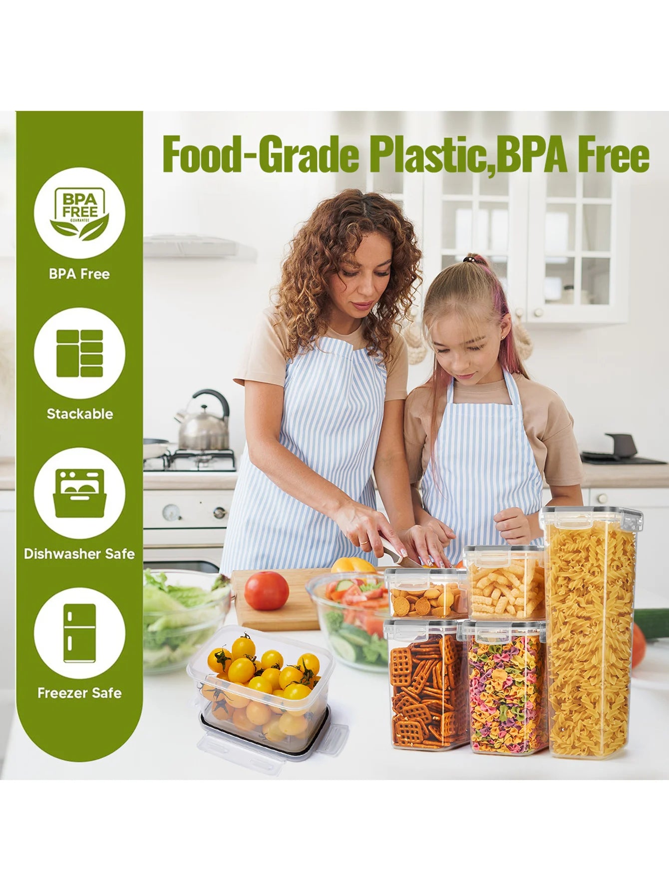 48pcs Food Storage Containers