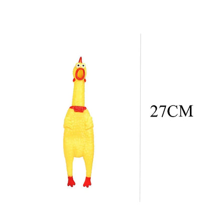 Squeaky/Screaming Chicken Dog Toy