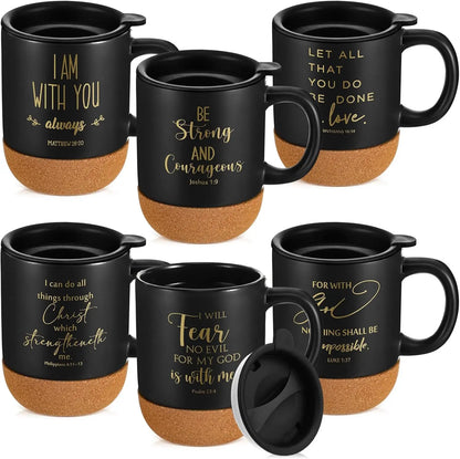 6-Pack Christian Coffee Mugs