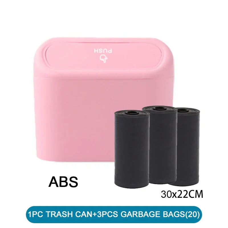 Leak-proof Mini Car Trash Can