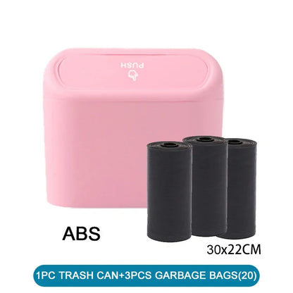 Leak-proof Mini Car Trash Can