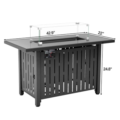 42 Inch 50,000 BTU Propane  Fire Pit Table
