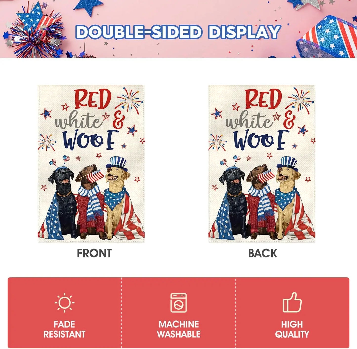 Patriotic Garden Flag