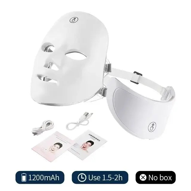 7 Colors Led Facial and Neck Mask