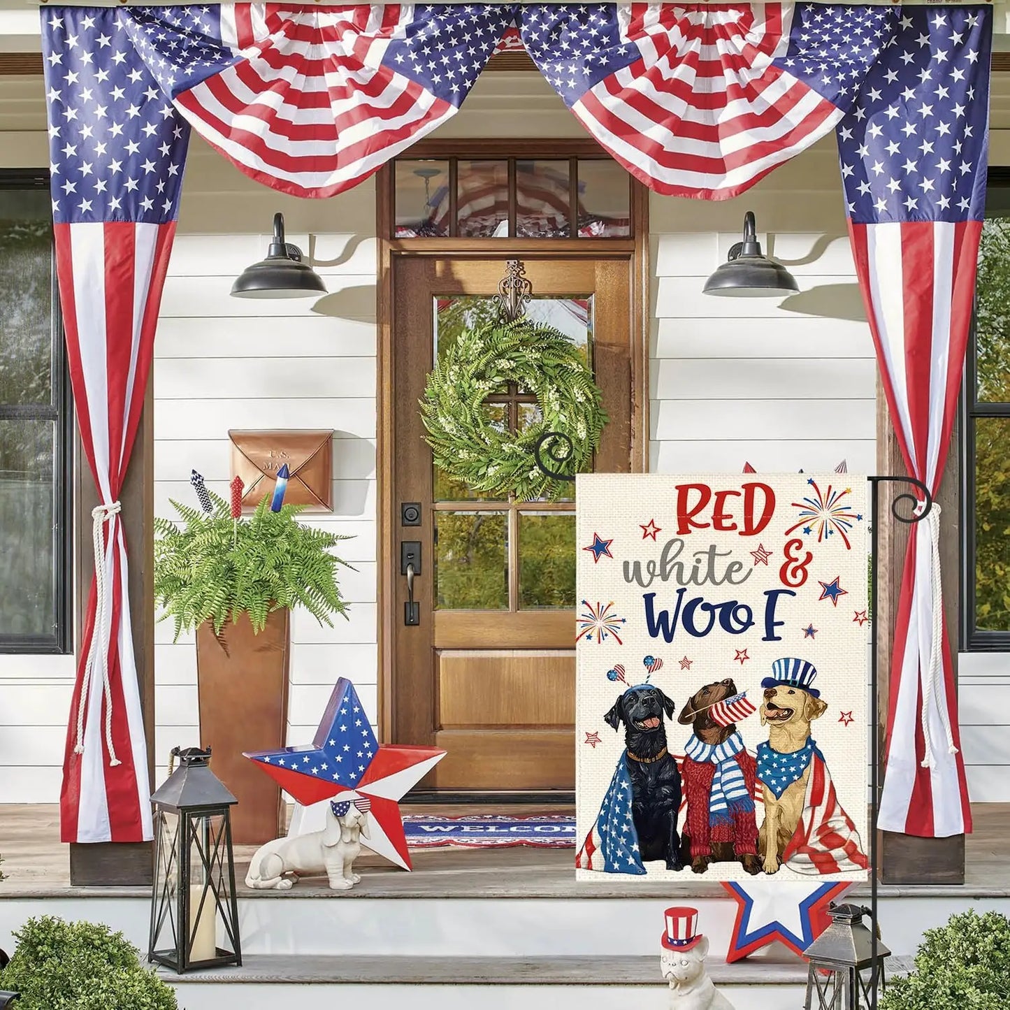 Patriotic Garden Flag
