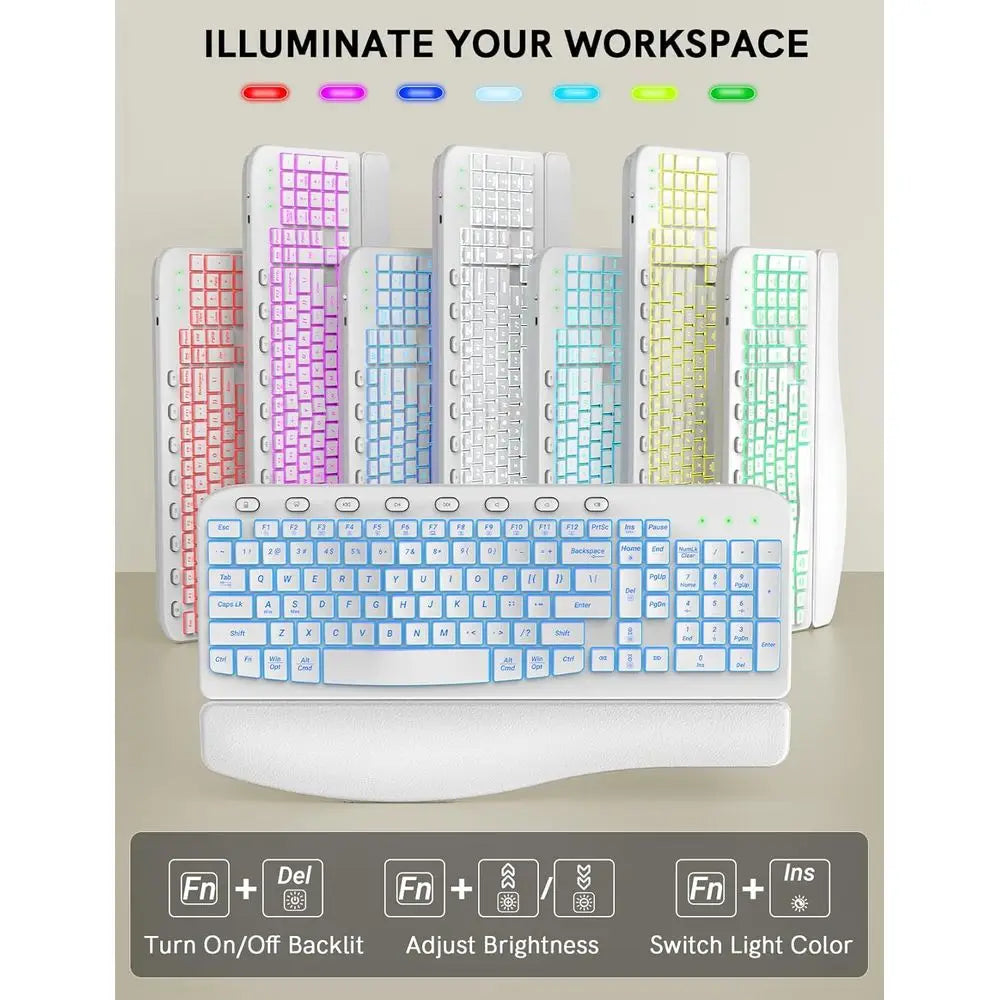 Wireless Ergonomic Keyboard and Mouse