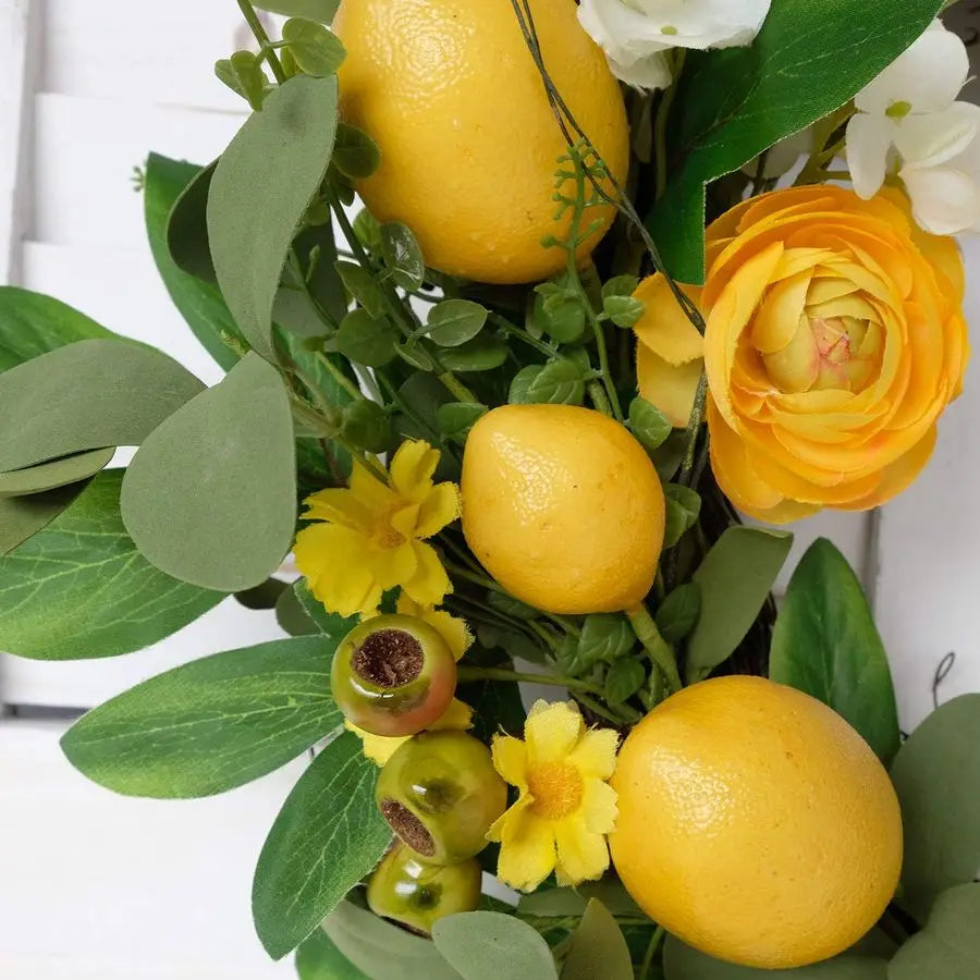 20 inch Lemon Wreath