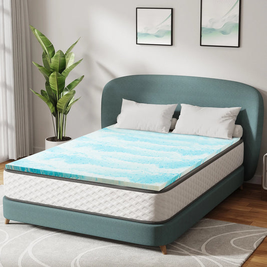 4 Inch Gel Infused Cooling Mattress Topper