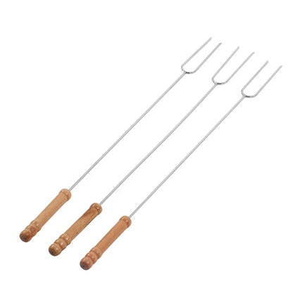 3Pcs Stainless Steel Barbecue Forks