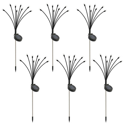 8-Head Outdoor Solar Firefly Lights LED