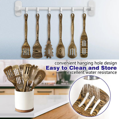  6pcs Pakkawood Kitchen Utensils Set
