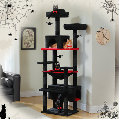 Large Tree & Tower for Indoor Cats With Scratching Posts