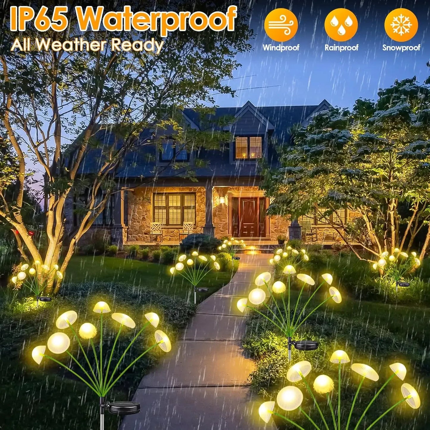 Solar Mushroom/Jellyfish Lights