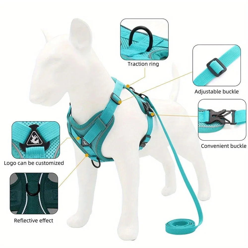 No Pull Pet Harness and Leash Set