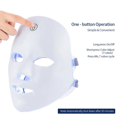 7 Colors Led Facial and Neck Mask
