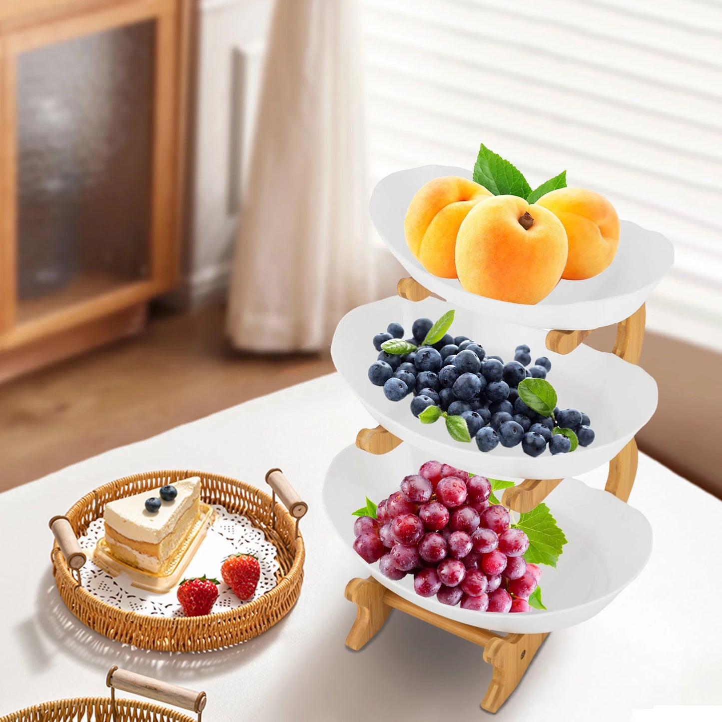 3-Tier Bamboo Stand