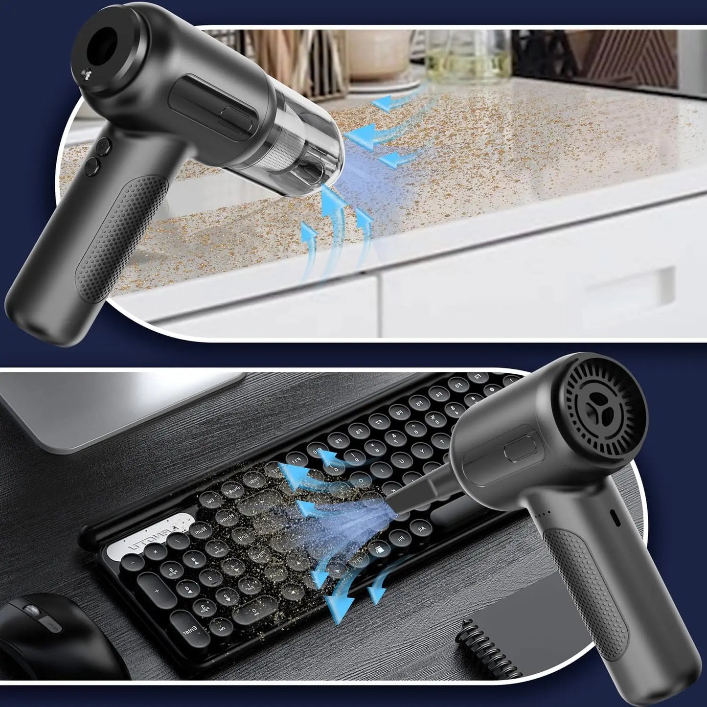 Mini High Powered Suction Handheld Air Duster
