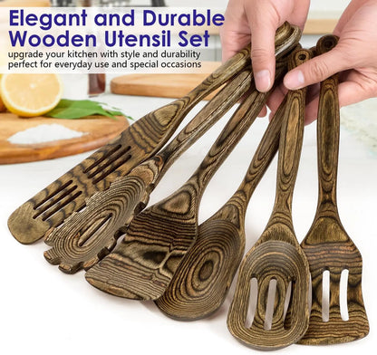  6pcs Pakkawood Kitchen Utensils Set