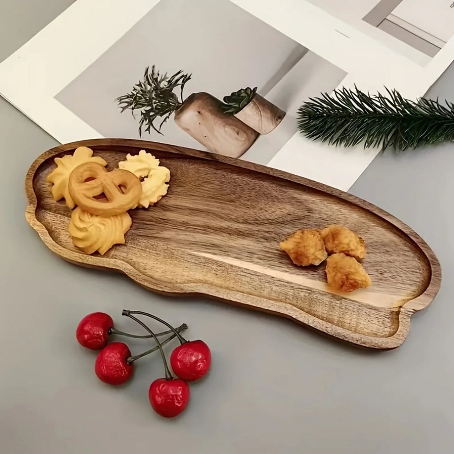 Japanese Style Acacia Wood Tray