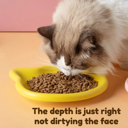 4-Color Cat Food Dish