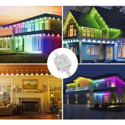 Smart Permanent Outdoor Lights with Music Sync