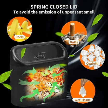 Leak-proof Mini Car Trash Can
