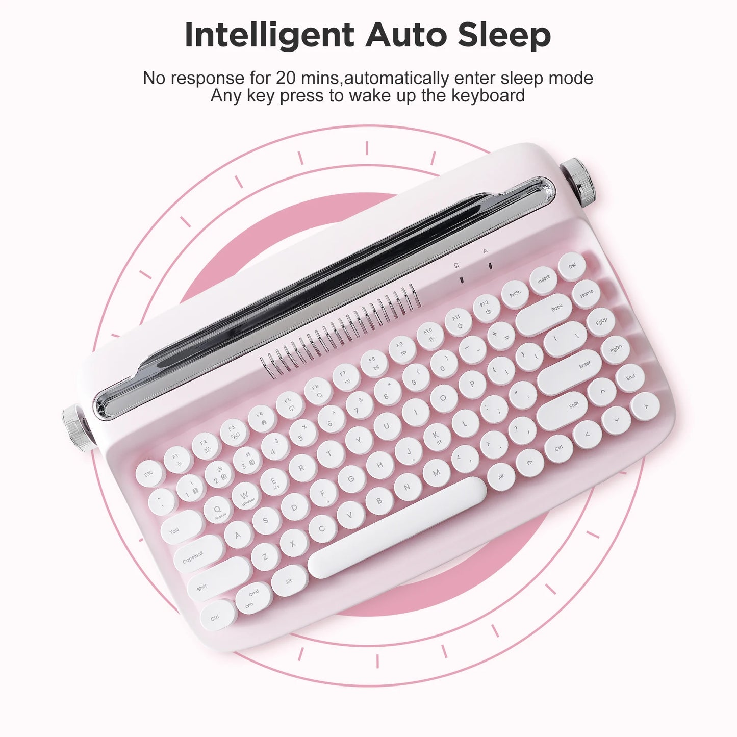 Retro Wireless Keyboard
