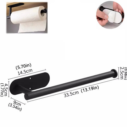 Adhesive Paper Towel Rack