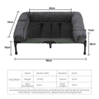 Elevated Pet Lounger Bed
