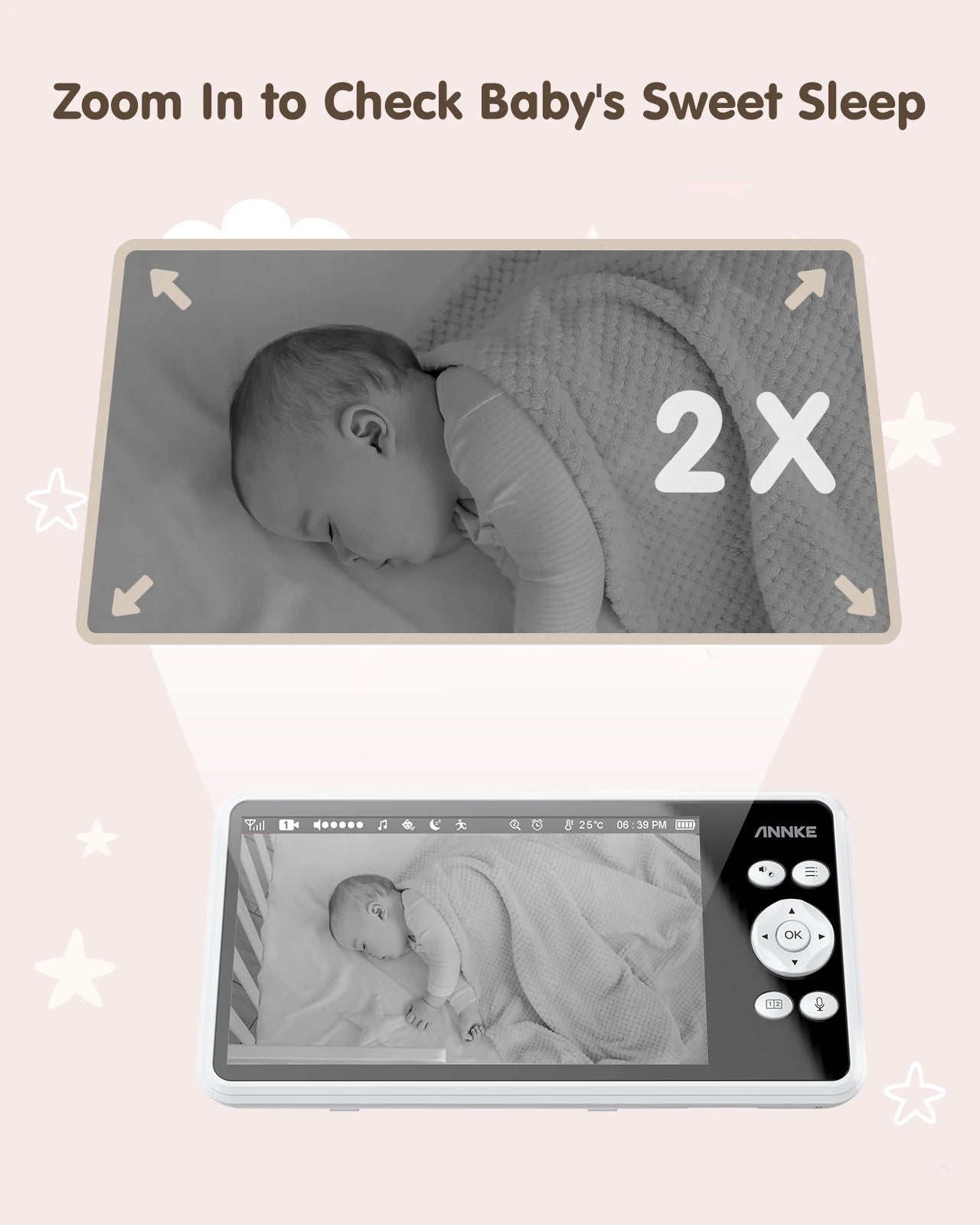 2 way Audio Baby Monitor