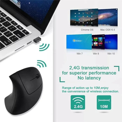 Ergonomic Wireless Optical Mouse