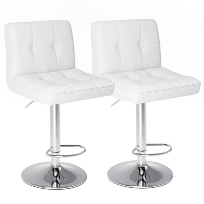 Leather Bar Stools Set of 2-up to 250lbs