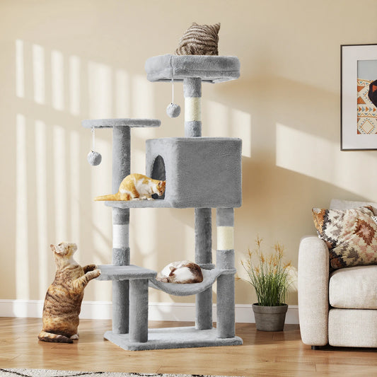 44In Multi-Cat Climbing Tower/Scratching Post