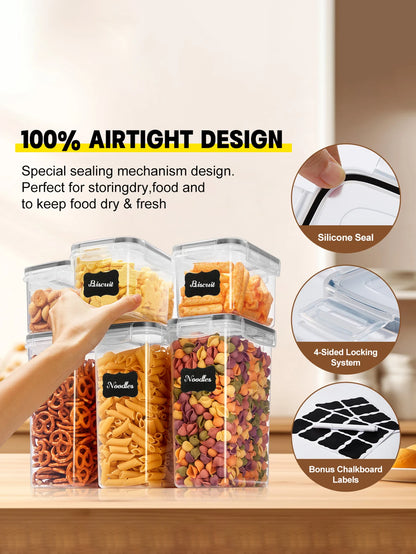 24pc Sealed Food Storage Containers with Lids