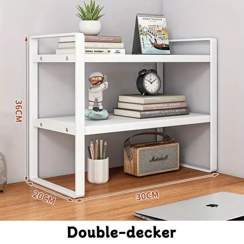 Iron Office Desk Storage Rack